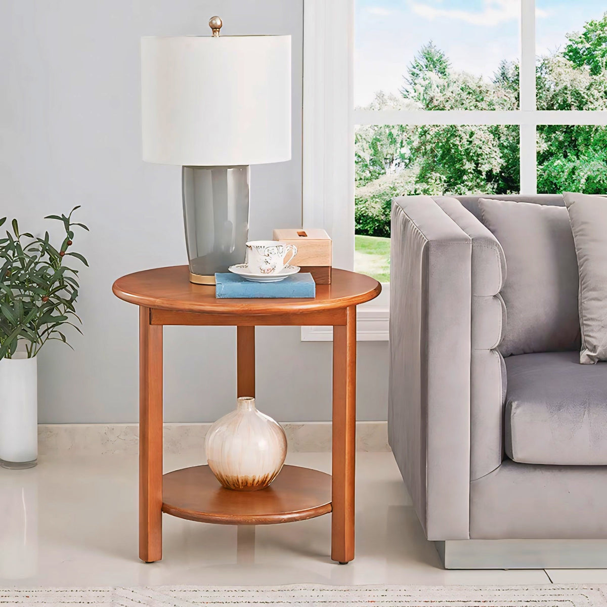 Wooden Coffee Table | Stylish Side Table for Home & Office Use-IECT07 image 3