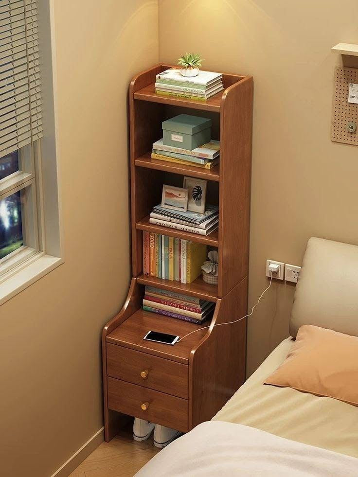 Wooden Stylish Bedside Table-IEBST01