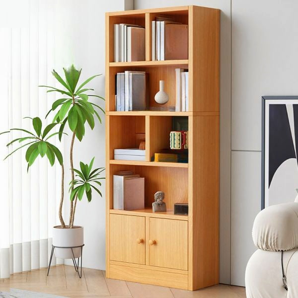 Exclusive Wooden Bookshelf with 2 Doors-IEBS40
