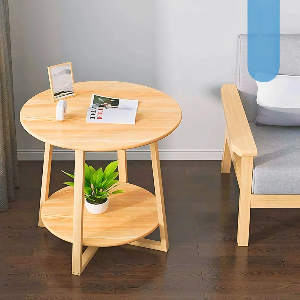 Wooden Coffee Table | Perfect Tea Table for Modern Interiors-IECT06 image 3