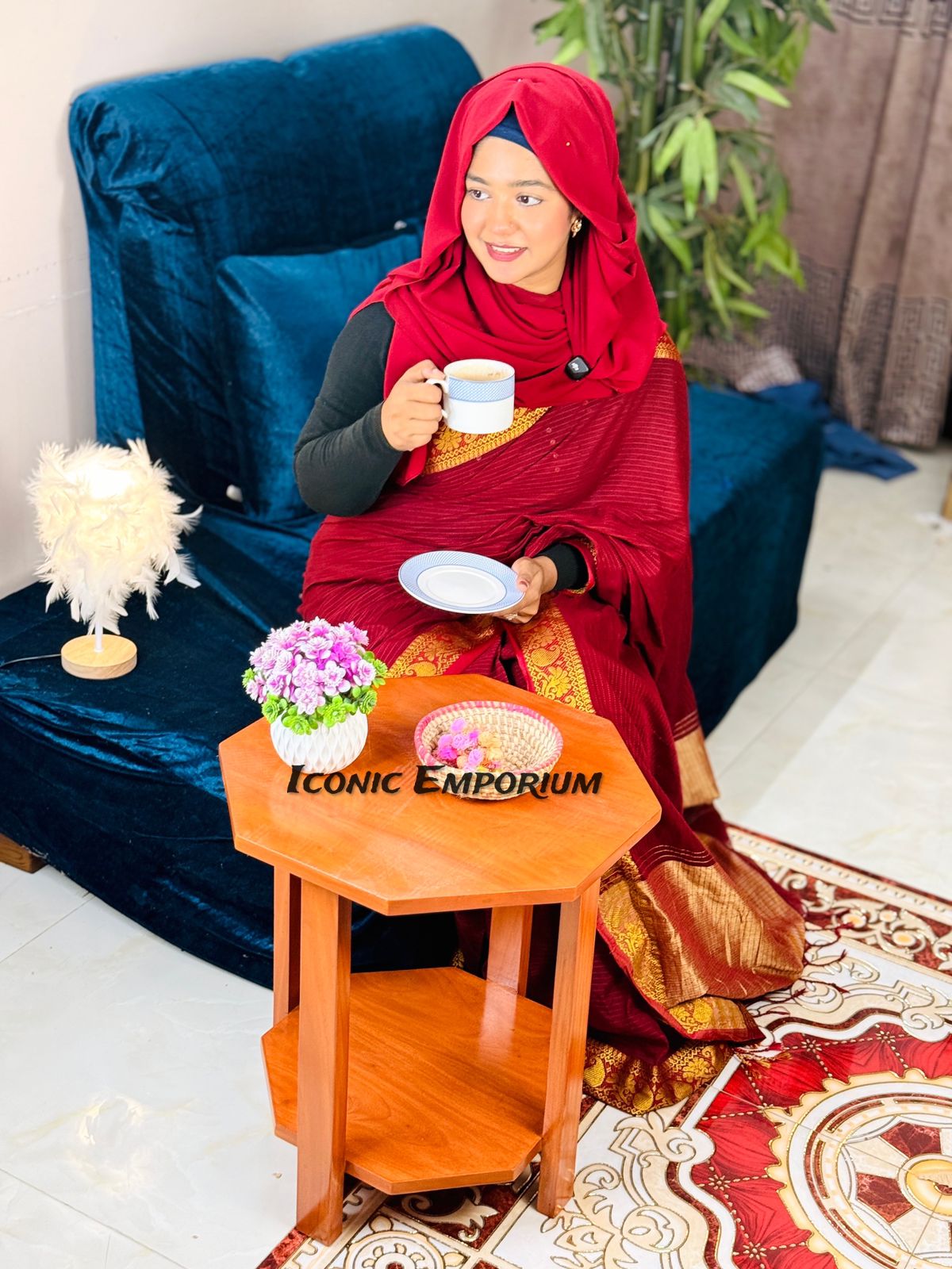 ১০০% সলিড মেহগনি কাঠের প্রিমিয়াম মিনি টেবিল!-IECT11 image 4