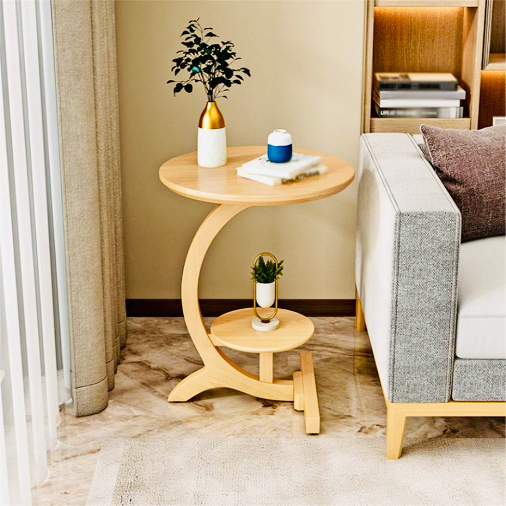 Stylish Wooden Coffee Table | Side Table for Living Room & Office-IECT03 image 3