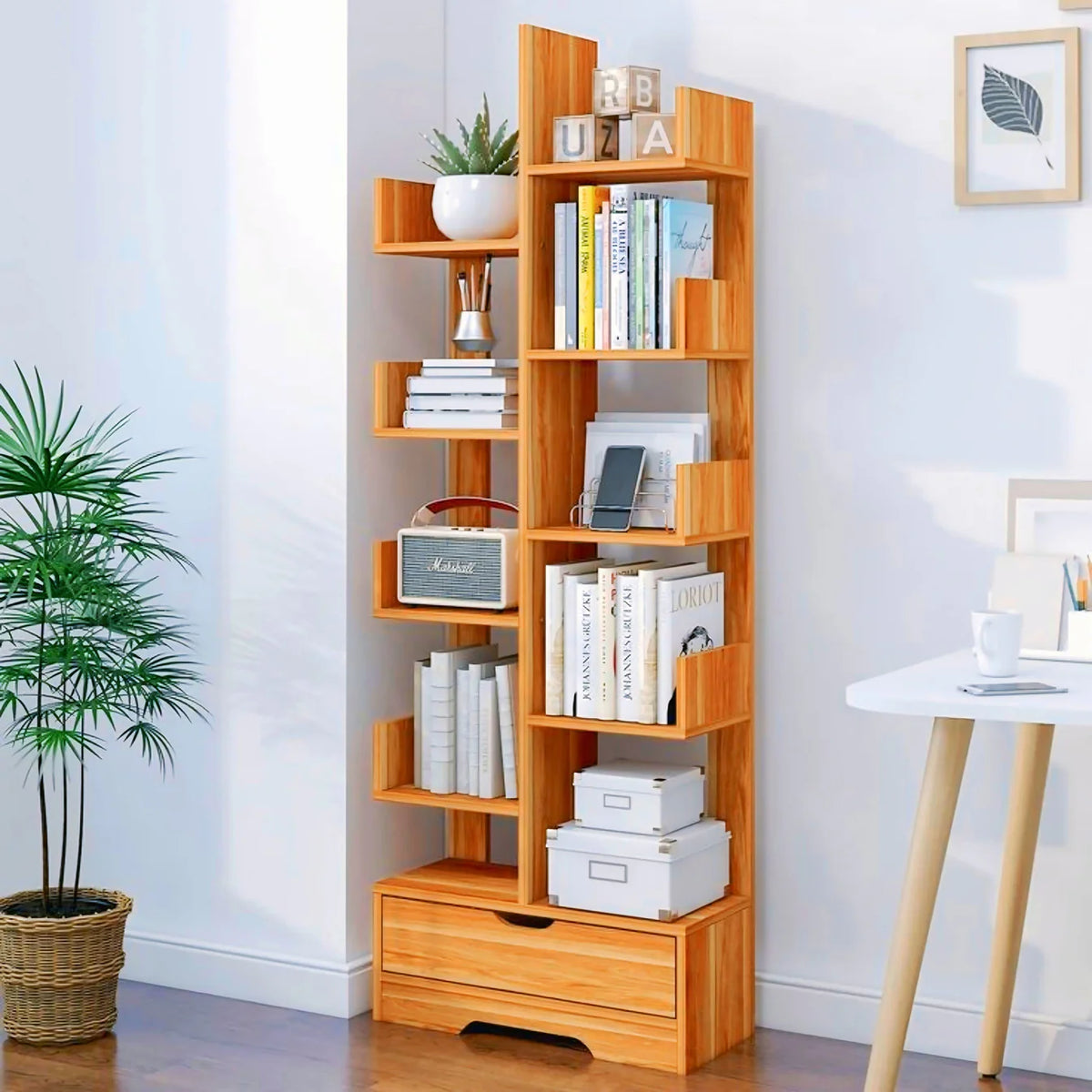L-Shape Bookshelf For Office/Home-IEBS49 image 4