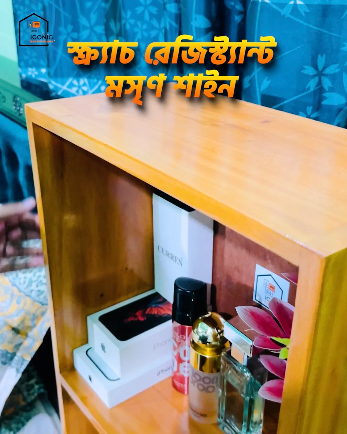 ১০০% সলিড মেহগনি কাঠের প্রিমিয়াম বুক শেলফ! image 6